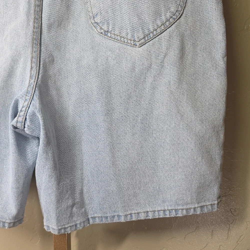 High Sierra Vintage Jorts 90s Denim Baggy Shorts High Waist 100% Cotton